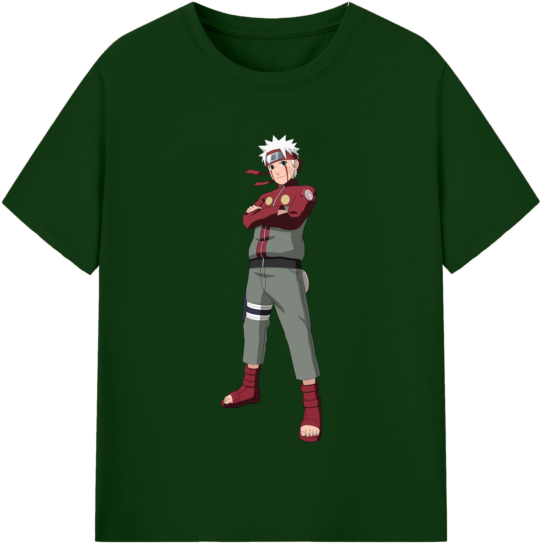 （画像用） NARUTO -ナルト- うずまき ナルト Uzumaki Naruto 綿100％半袖Tシャツ（フロントプリント）